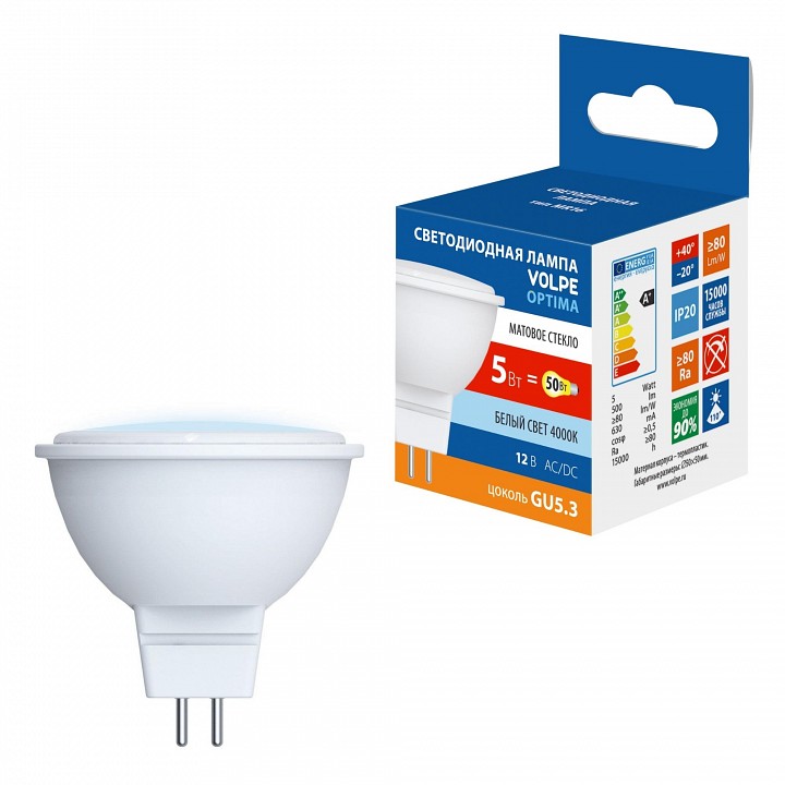 Лампа светодиодная Uniel LED-MR16 UL-00008839