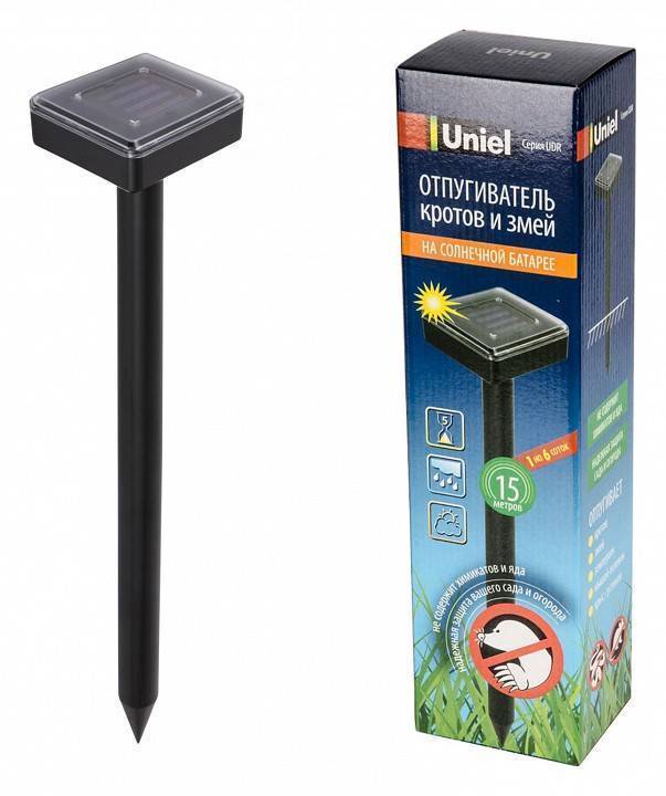 Отпугиватель грызунов ультразвуковой Uniel UDR-S51 SOL BLACK UL-00009452