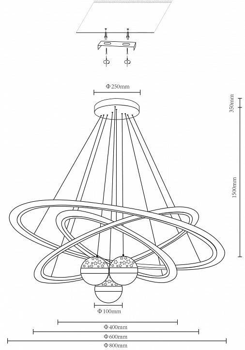 Подвесной светильник Velante Velante 431-303-06