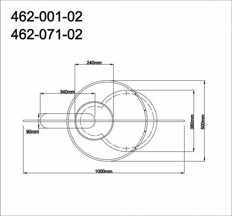 Накладной светильник Velante 462 462-071-02