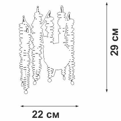 Бра Vitaluce V28551 V28551-9/2A