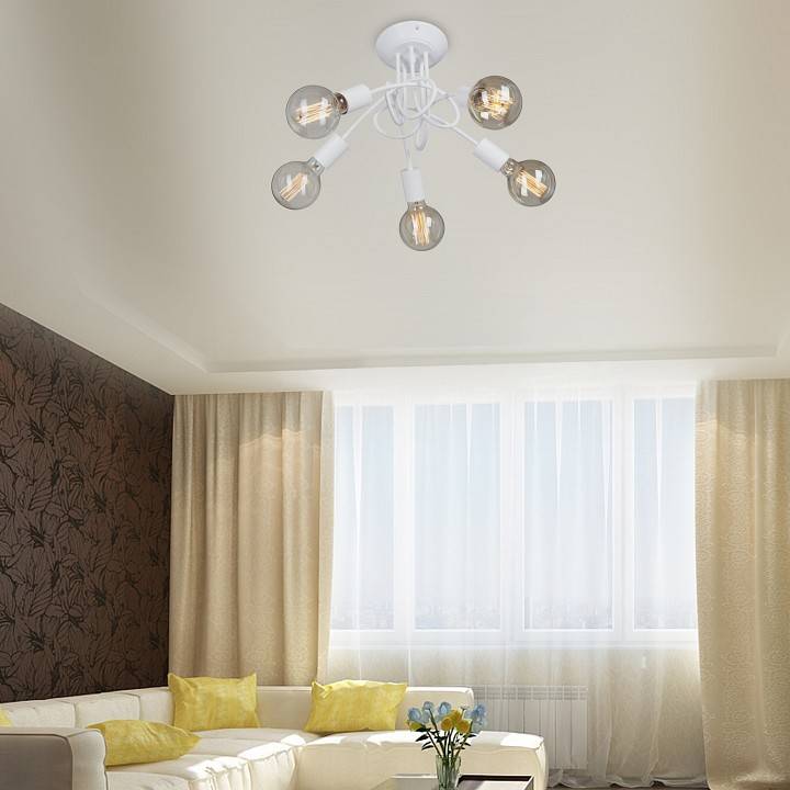 Люстра на штанге Vitaluce V3727 V3727-0/5PL