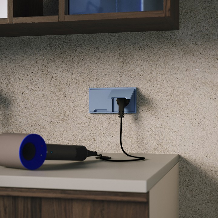 Накладка для розетки с заземлением и со шторками с крышкой Voltum S70 VLS000815