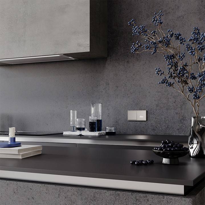 Выключатель одноклавишный без рамки Voltum S70 VLS010103