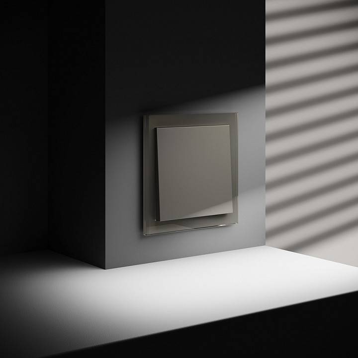 Выключатель одноклавишный без рамки Voltum S70 VLS010604