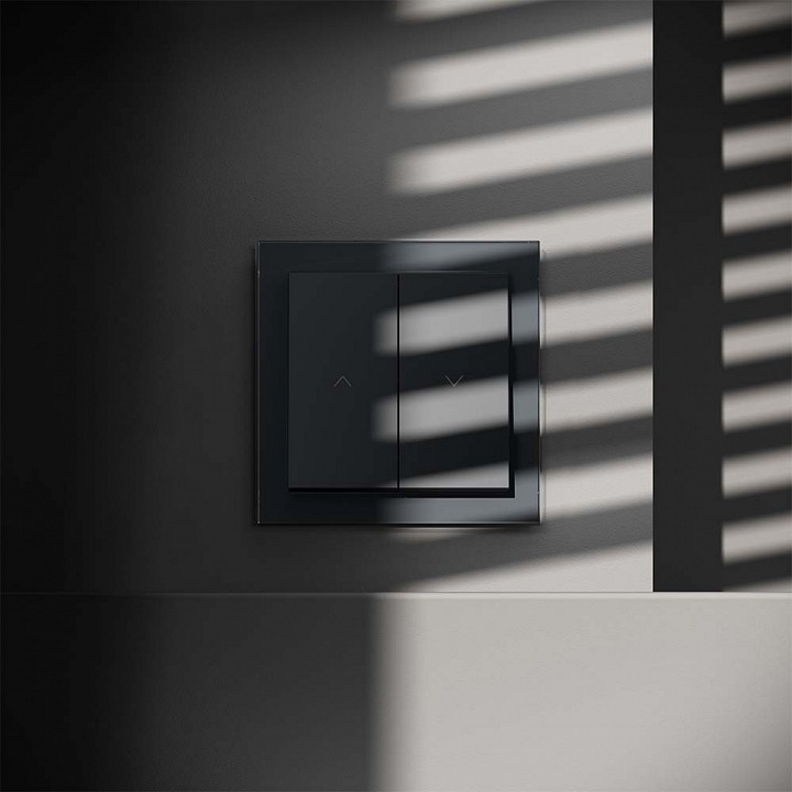 Выключатель для жалюзи без рамки Voltum S70 VLS020707