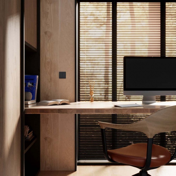 Выключатель для жалюзи без рамки Voltum S70 VLS020708