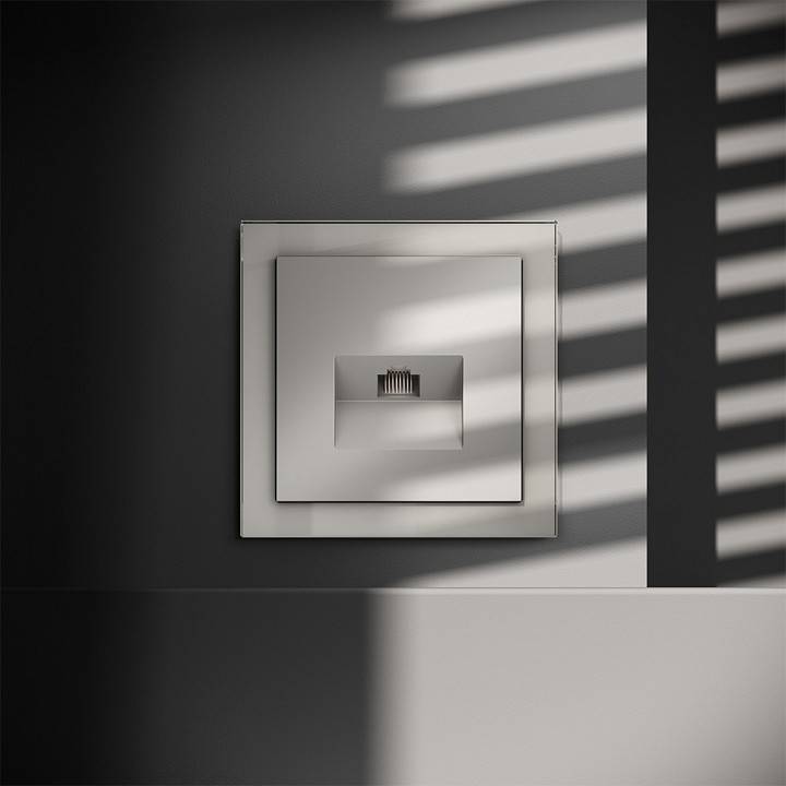 Розетка Ethernet RJ-45 без рамки Voltum S70 VLS060103