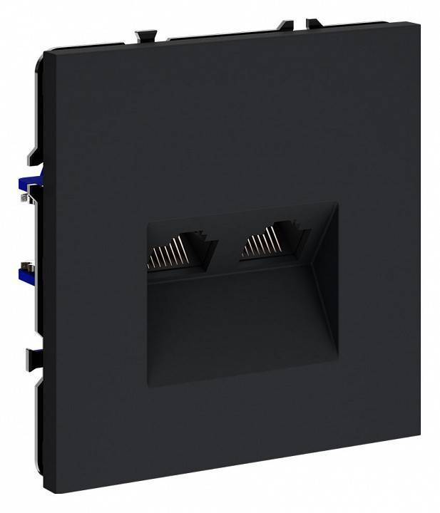 Розетка двойная Ethernet RJ-45 без рамки Voltum S70 VLS060207