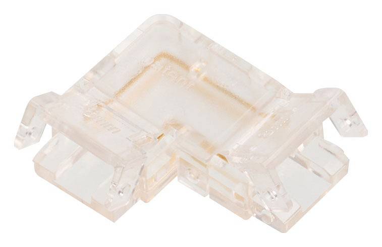 Соединитель лент угловой жесткий Wolta  WLS-2PIN-COB-8MM-L