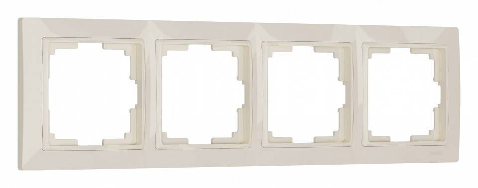 Рамка на 4 поста Werkel Snabb basic слоновая кость W0042003