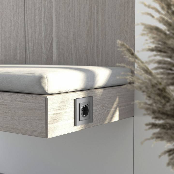 Рамка 1-постовая Werkel Senso серебряный soft-touch W0013106