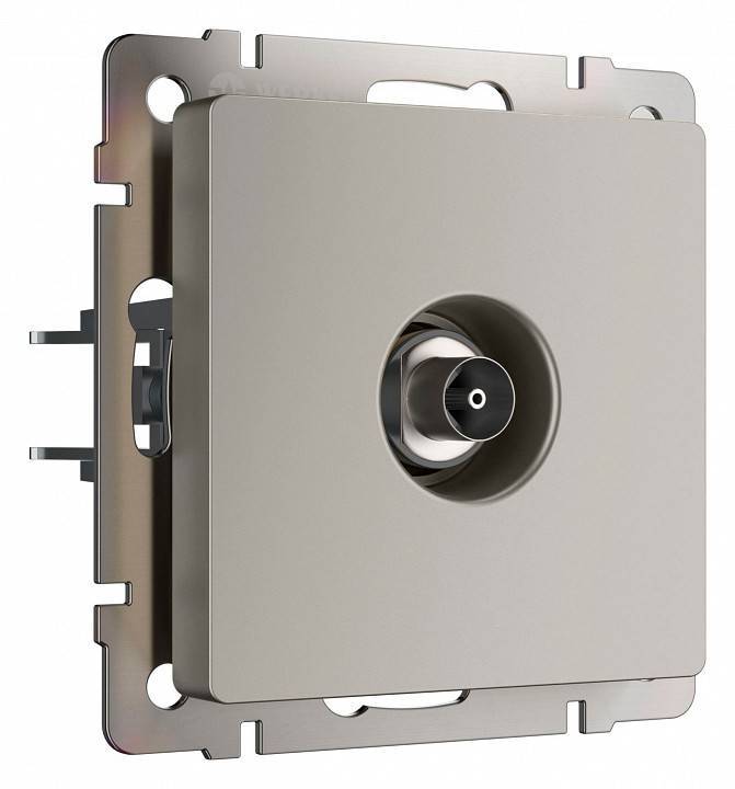 ТВ-розетка без рамки Werkel дымчатый W1283004