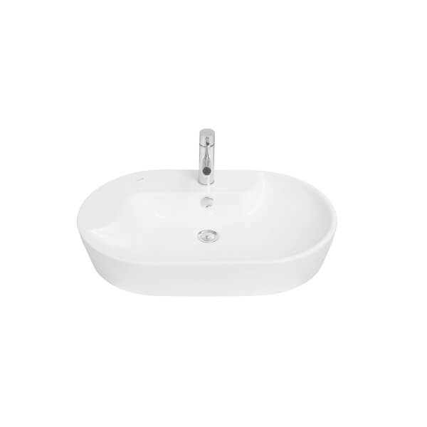 Раковина накладная Creavit TOPIC 70х45 см белая TP172-00CB00E-0000