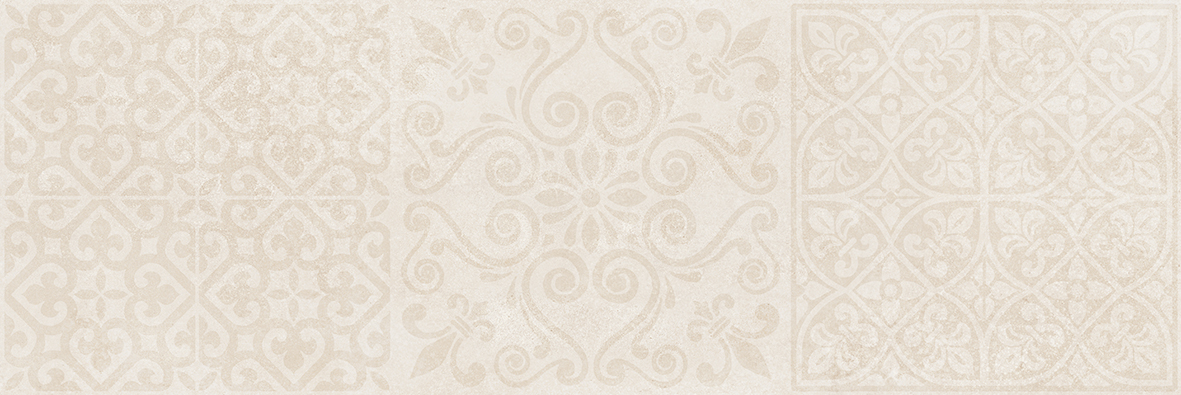 Плитка настенная Laparet Alabama бежевая узор 20x60 см 60017