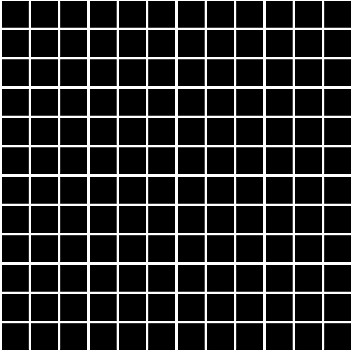 Плитка мозаика Kerama Marazzi Темари черный матовый 29.8x29.8 см 20071