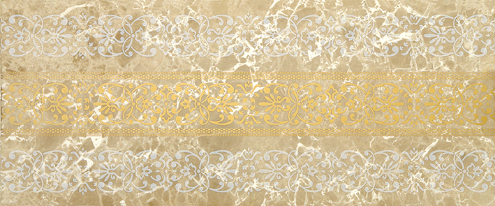 Декор Gracia Ceramica Bohemia бежевый 01 25х60 см 010301001716