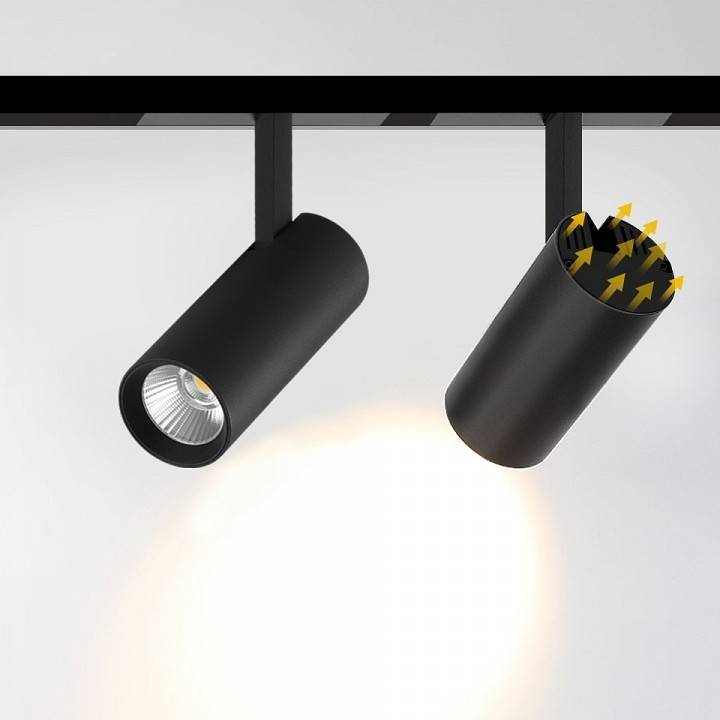 Светильник на штанге iLedex Technical VISION48/22 4822-007-D75-30W-38DG-3000K-BK