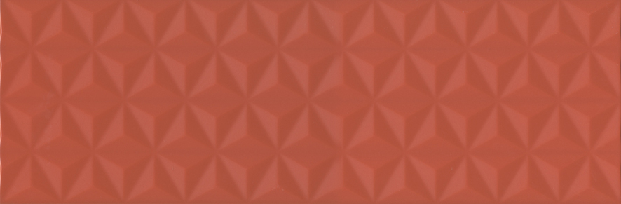 Плитка настенная Kerama Marazzi Диагональ красный структура обрезная 25х75 см 12120R
