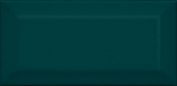 Плитка настенная Kerama Marazzi Клемансо зелёный тёмный грань 7.4x15 см 16059