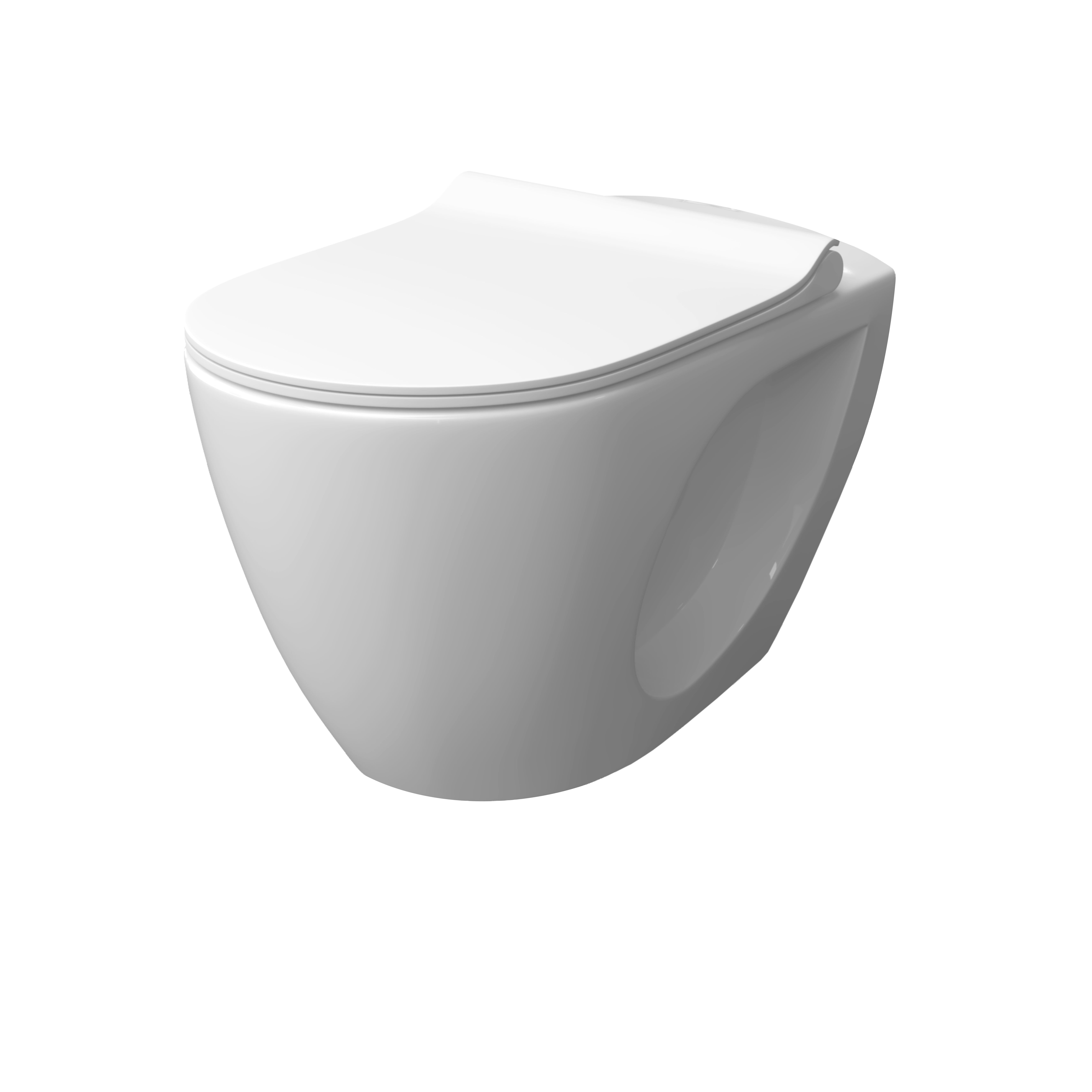 Унитаз подвесной Laparet Bianca с сиденьем микролифт белый х9999288062