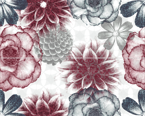 Панно Europa Ceramica Felicia Prada 40х50 см (из 2-х штук) 9999028870