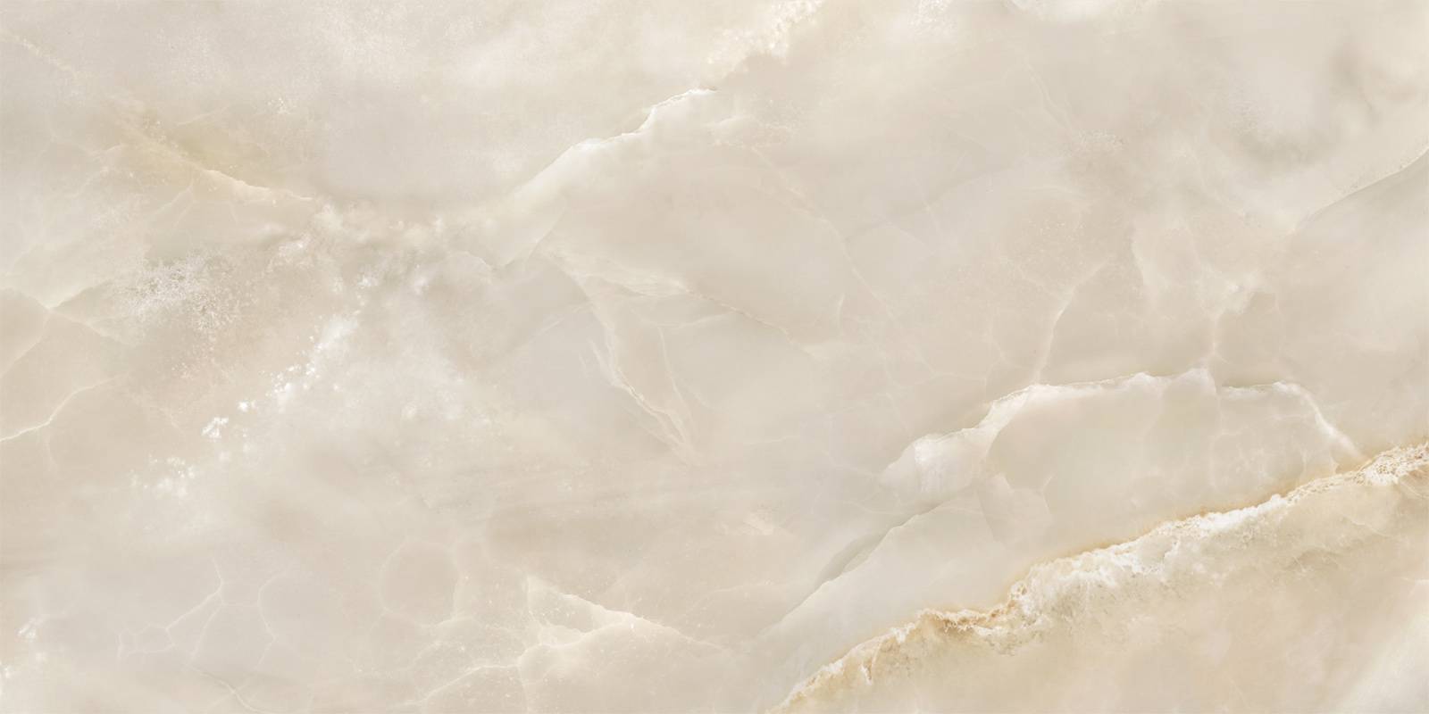 Керамогранит Allore Group Onyx Breez Crema sugar-эффект 600х1200х9.5 мм 60120ONB01