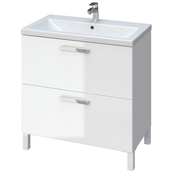 Тумба под раковину напольная Cersanit MELAR 70 для раковины COMO 70 белый B-SU-MEL-CM70