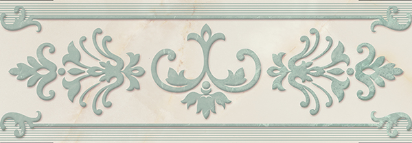 Бордюр Gracia Ceramica Visconti синий 02 8,5х25 см 010200000091