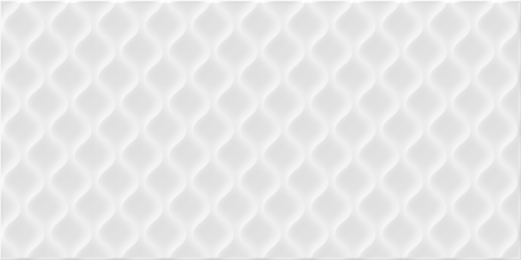 Плитка настенная Cersanit Deco рельеф белый 29,8x59,8 см DEL052D-60