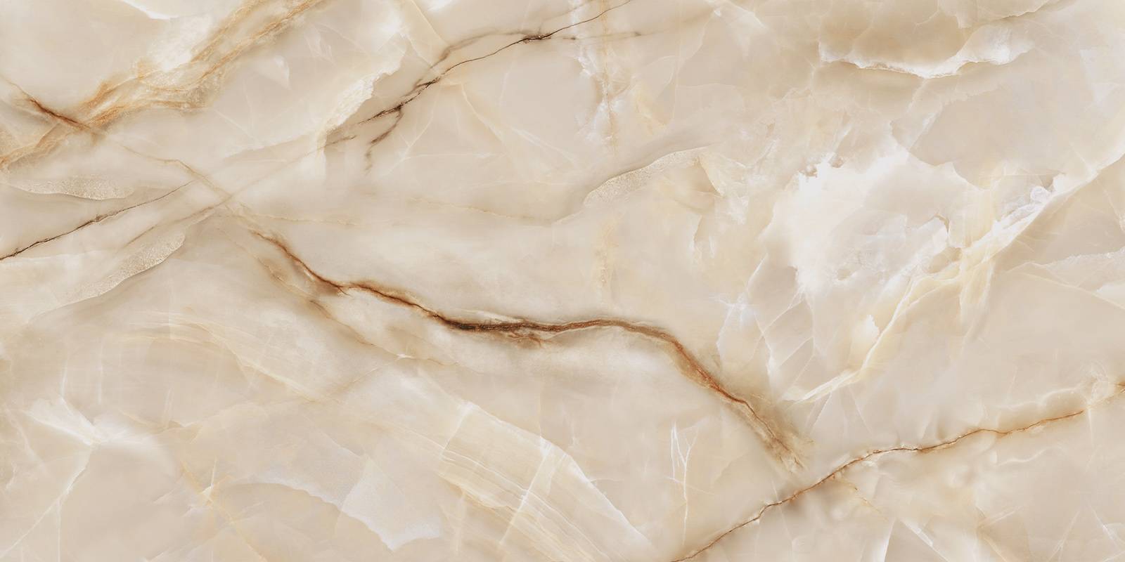 Керамогранит LCM Onyx Royal Latte полированный 600x1200x7 мм 60120ORO11P