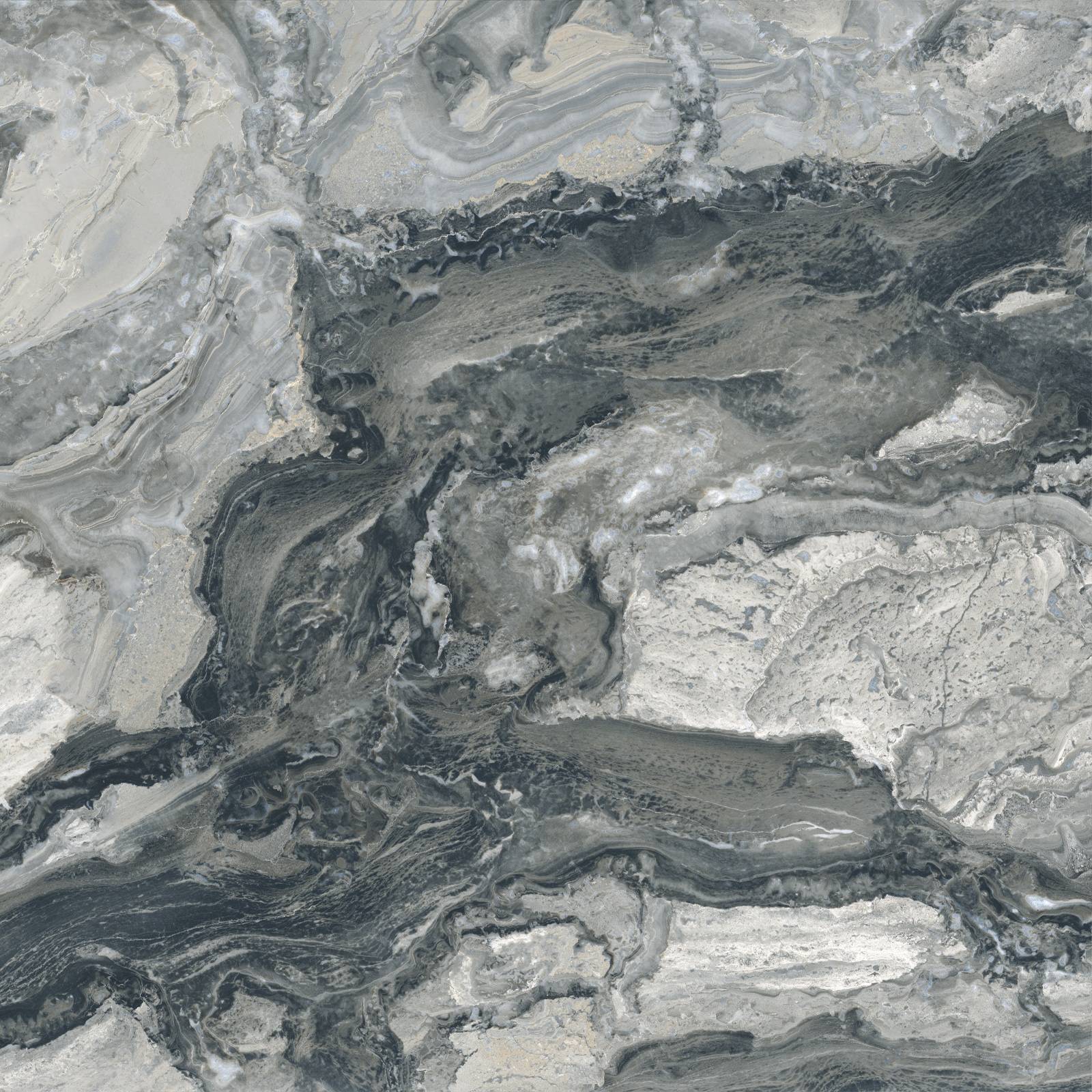 Керамогранит Alma Ceramica Persia Graphite полированный 600x600x8 мм 6060PRS25P