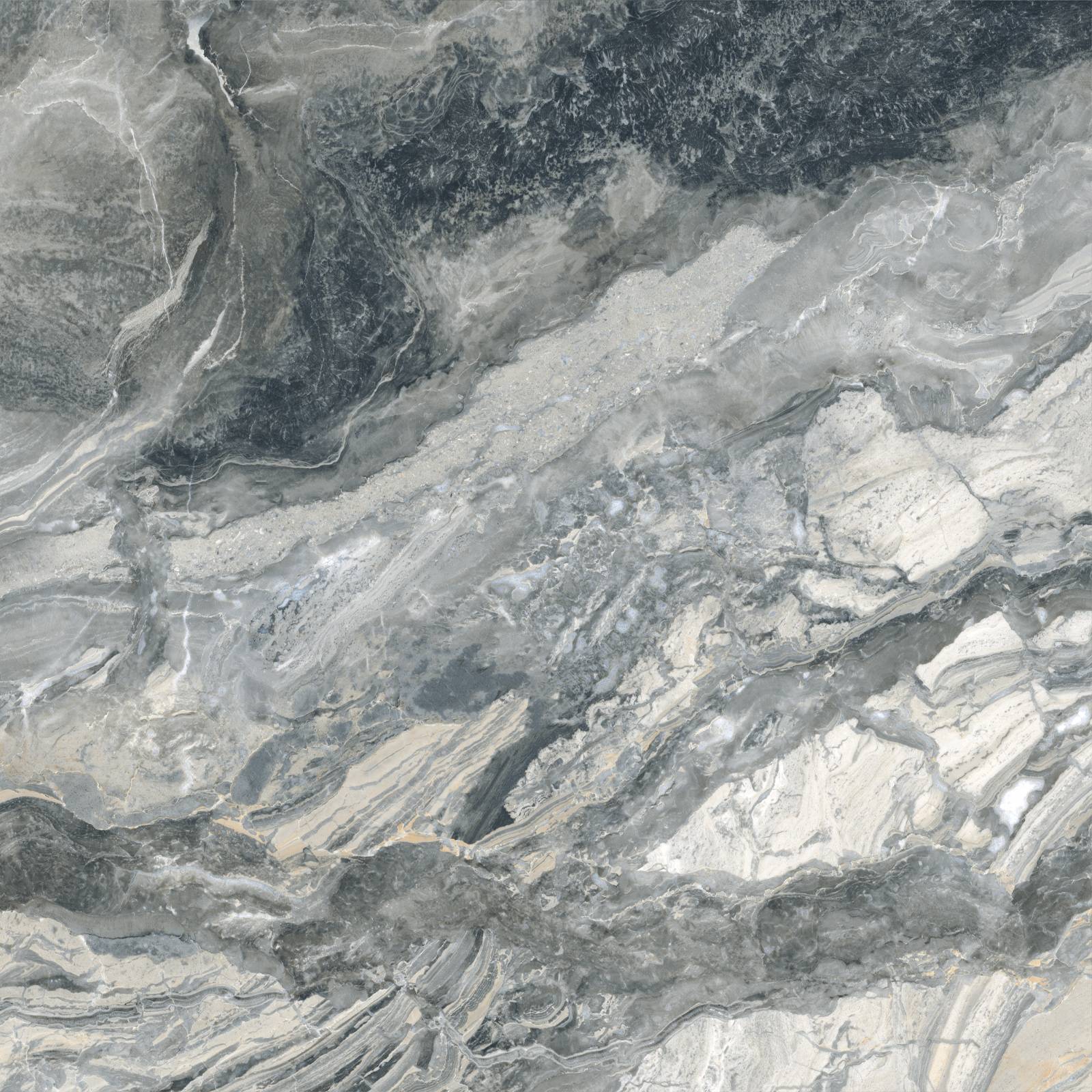 Керамогранит Alma Ceramica Persia Graphite полированный 600x600x8 мм 6060PRS25P