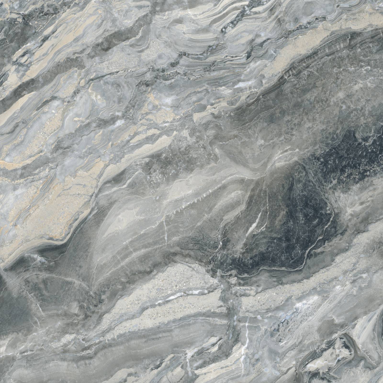 Керамогранит Alma Ceramica Persia Graphite полированный 600x600x8 мм 6060PRS25P