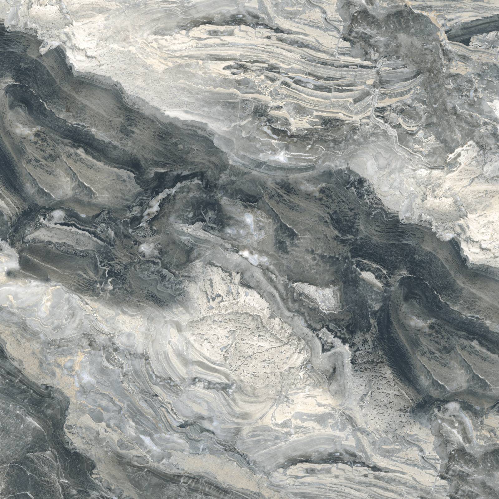 Керамогранит Alma Ceramica Persia Graphite полированный 600x600x8 мм 6060PRS25P