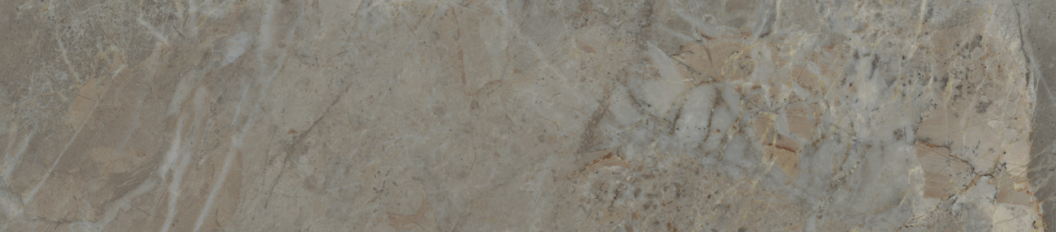 Бордюр багет Kerama Marazzi Кантата серый глянцевый 25х5,5 см BLE026