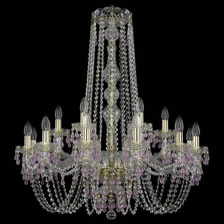 Подвесная люстра Bohemia Art Classic 11.24 11.24.12+6.300.h-94.Gd.V7010