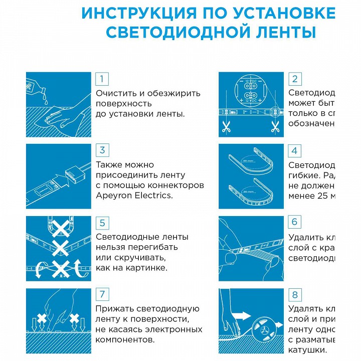Лента светодиодная Apeyron Electrics  00-435