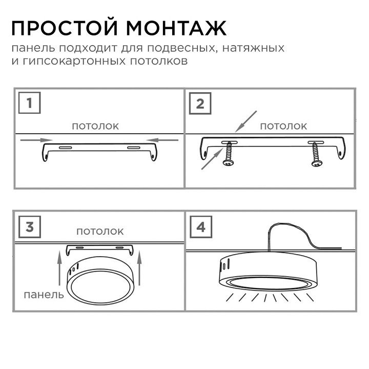 Накладной светильник Apeyron Electrics  06-41