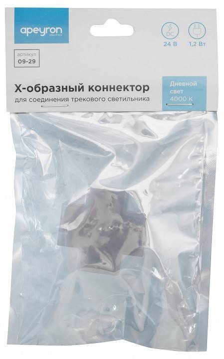 Соединитель X-образный для модульных светильников Apeyron Electrics  09-29