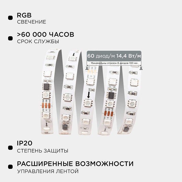 Комплект с лентой светодиодной Apeyron Electrics  10-91