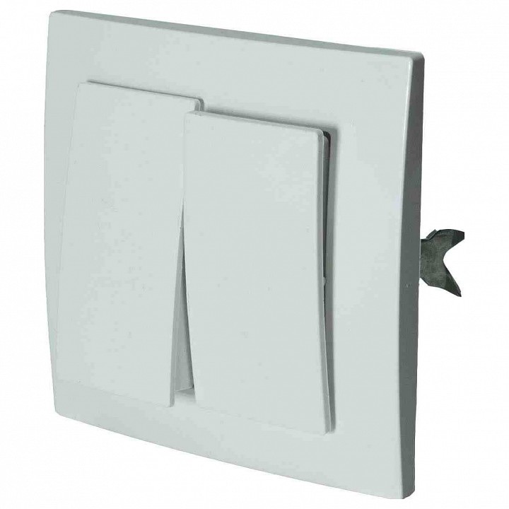 Выключатель двухклавишный Apeyron Electrics  VS56-232-Б