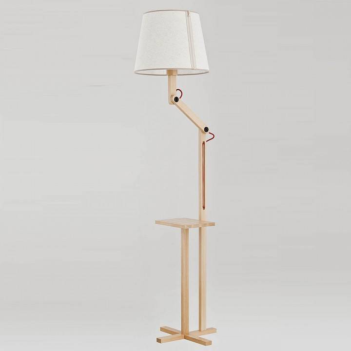 Торшер с полкой Alfa Castle 9244