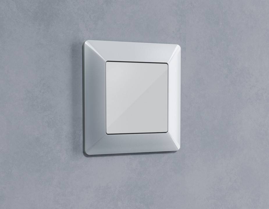 Рамка на 1 пост Ambrella Volt Line AF110401