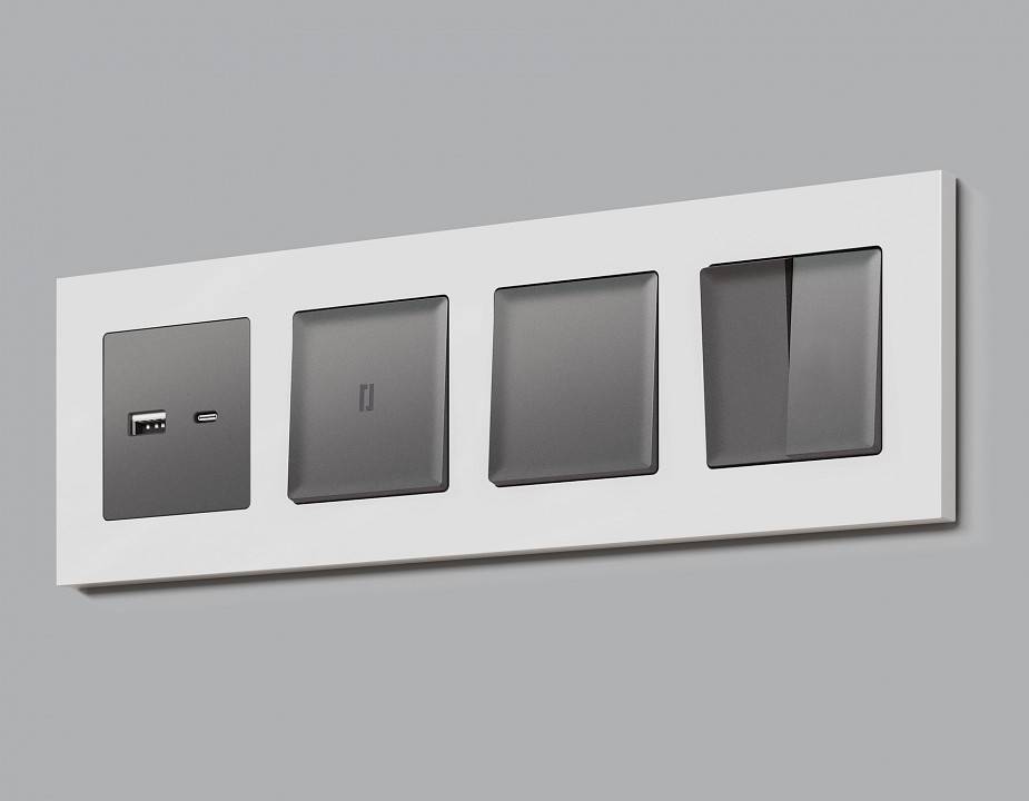 Клавиша для выключателя одноклавишного Ambrella Volt Quant AP6510