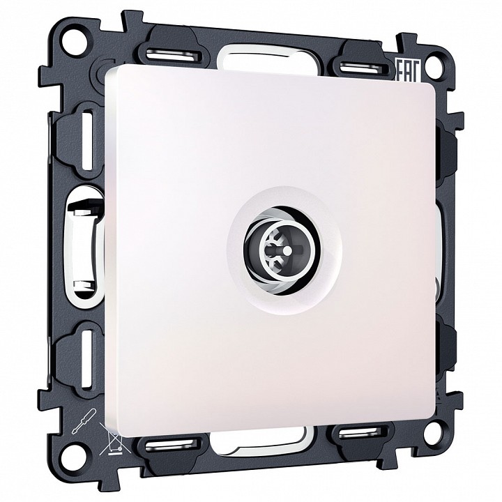 ТВ-розетка оконечная без рамки Ambrella Volt ALFA MA213005