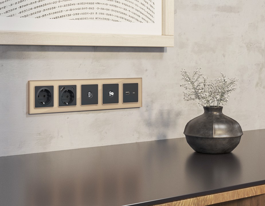 ТВ-розетка оконечная без рамки Ambrella Volt ALFA MA913005