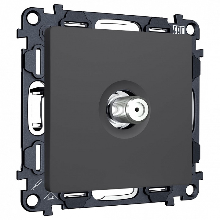 ТВ-розетка без рамки Ambrella Volt ALFA MA913050