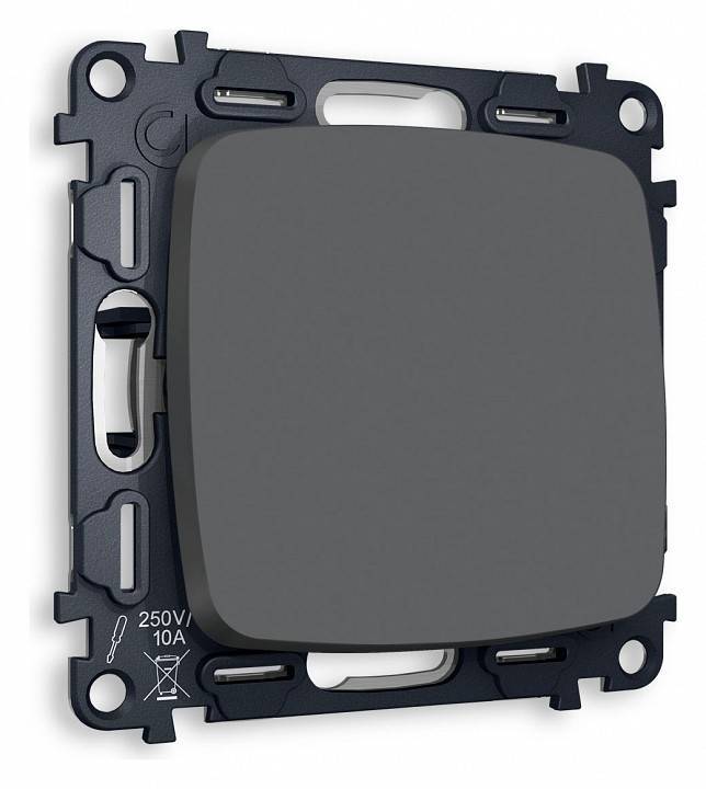 Выключатель перекрестный одноклавишный без рамки Ambrella Volt Quant MO901030