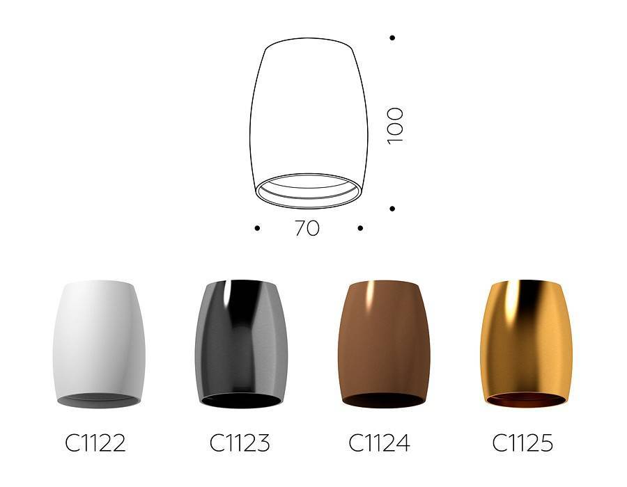 Накладной светильник Ambrella light C C1122